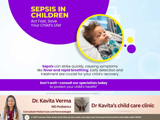 Sepsis in children is a medical emergency that can progress quickly. Look for warning signs like… post image