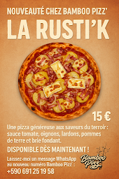 Photo n°30 de bamboo pizz' restaurants pizzeria hamburger pizza a emporter à Gourbeyre (Saladerie)