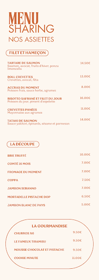 Menu SOHO Bistrot Chic Page 2