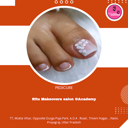 Indulge in a relaxing pedicure at Ritu Makeovers salon & Academy in Prayagraj. Our best-selling t… post image