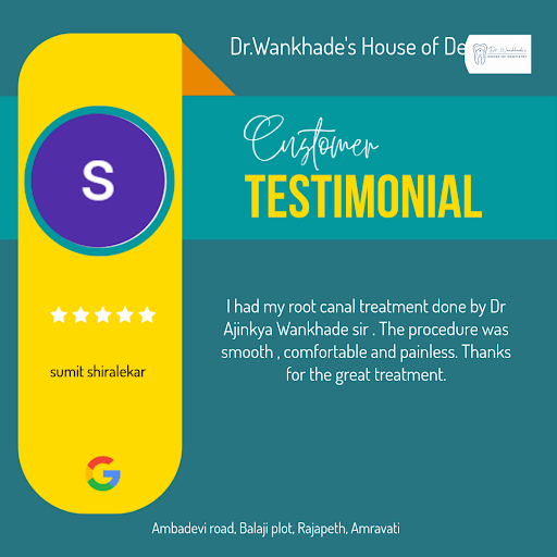 Sumit Shiralekar from Amravati shares his delightful experience at Dr. Wankhade's House of Dentis… post image
