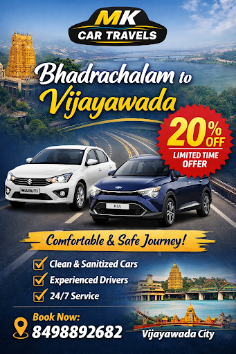 🚗 20% OFF on Bhadrachalam to Vijayawada Trip! 🎉 post image
