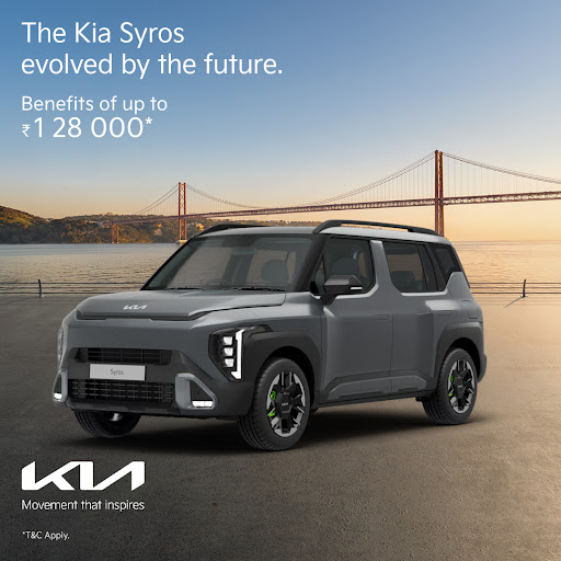Exclusive benefits of up to ₹1 28 000* await you on the Kia 