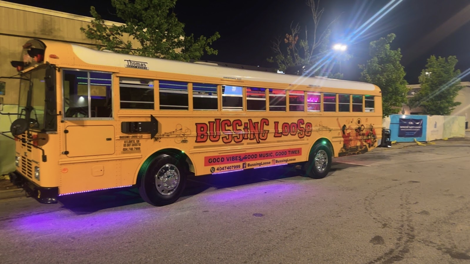 Bussing Loose Party Bus