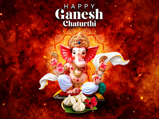 May Lord Ganesha bless your life with happiness, prosperity, success and good fortune. 🌺🐘 post image
