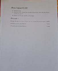 Menu Brasserie la Mine d'or Page 2