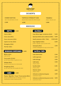 Menu KIM's BAP Page 3