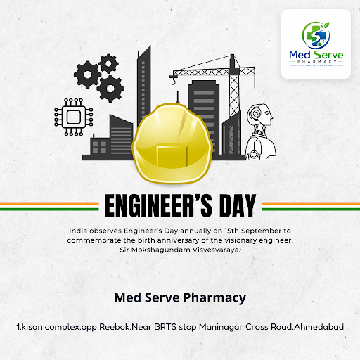 Celebrate Engineers Day with Med Serve Pharmacy, dedicated to delivering essential medicines and… post image