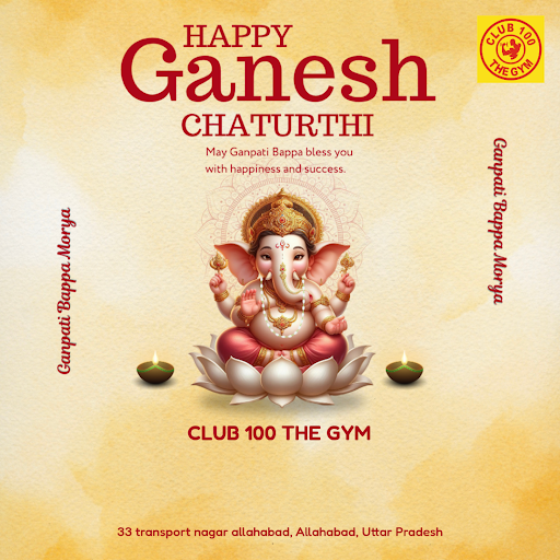 Wishing a prosperous and fit Ganesh Chaturthi to all! At Club 100 The Gym, we believe in the powe… post image