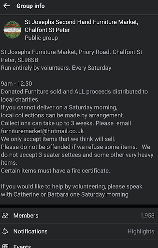St Joseph's Furniture market - Thumbnail