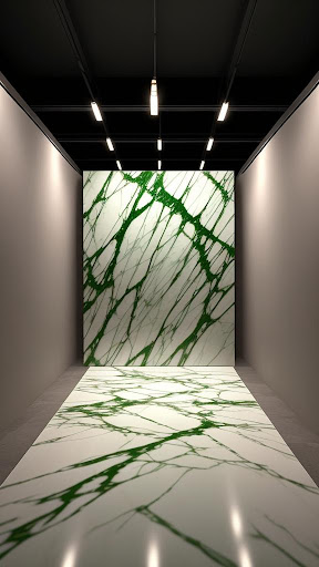 Dreams your home with the timeless elegance of Green Marble Polish Slabs! ✨ Available in all size… post image