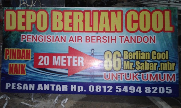 Depo Air Berlian, Author: Sabar Aja