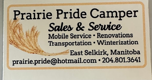 Prairie pride camper sales & service