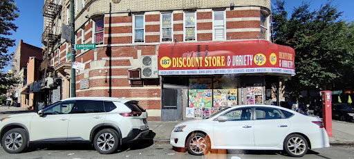 187 discount store And Variety Logo