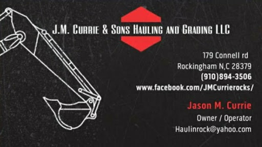 J.M. Currie & Sons Hauling and Grading LLC.