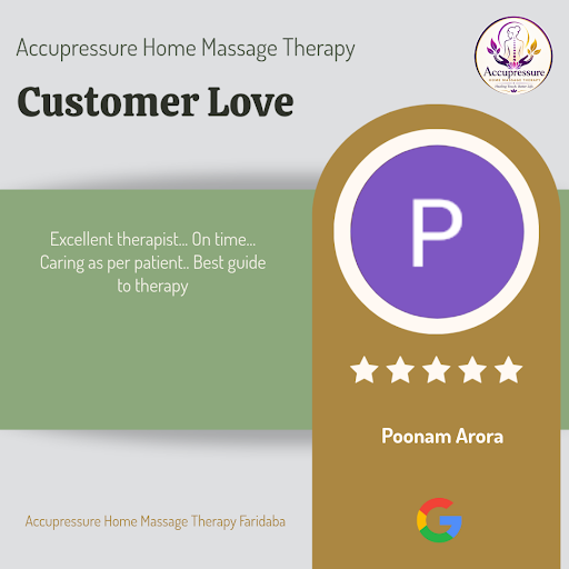 Poonam Arora from India raves about her exceptional experience at Accupressure Home Massage Thera…