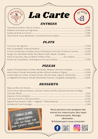 Menu La Brasserie du Golf Page 2