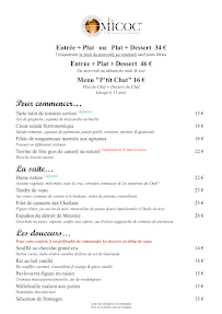 Menu Sous les Micocouliers Page 3
