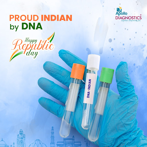 Indian at heart, Indian by DNA. Apollo Diagnostics celebrates the spirit of our great nation. Hap… post image