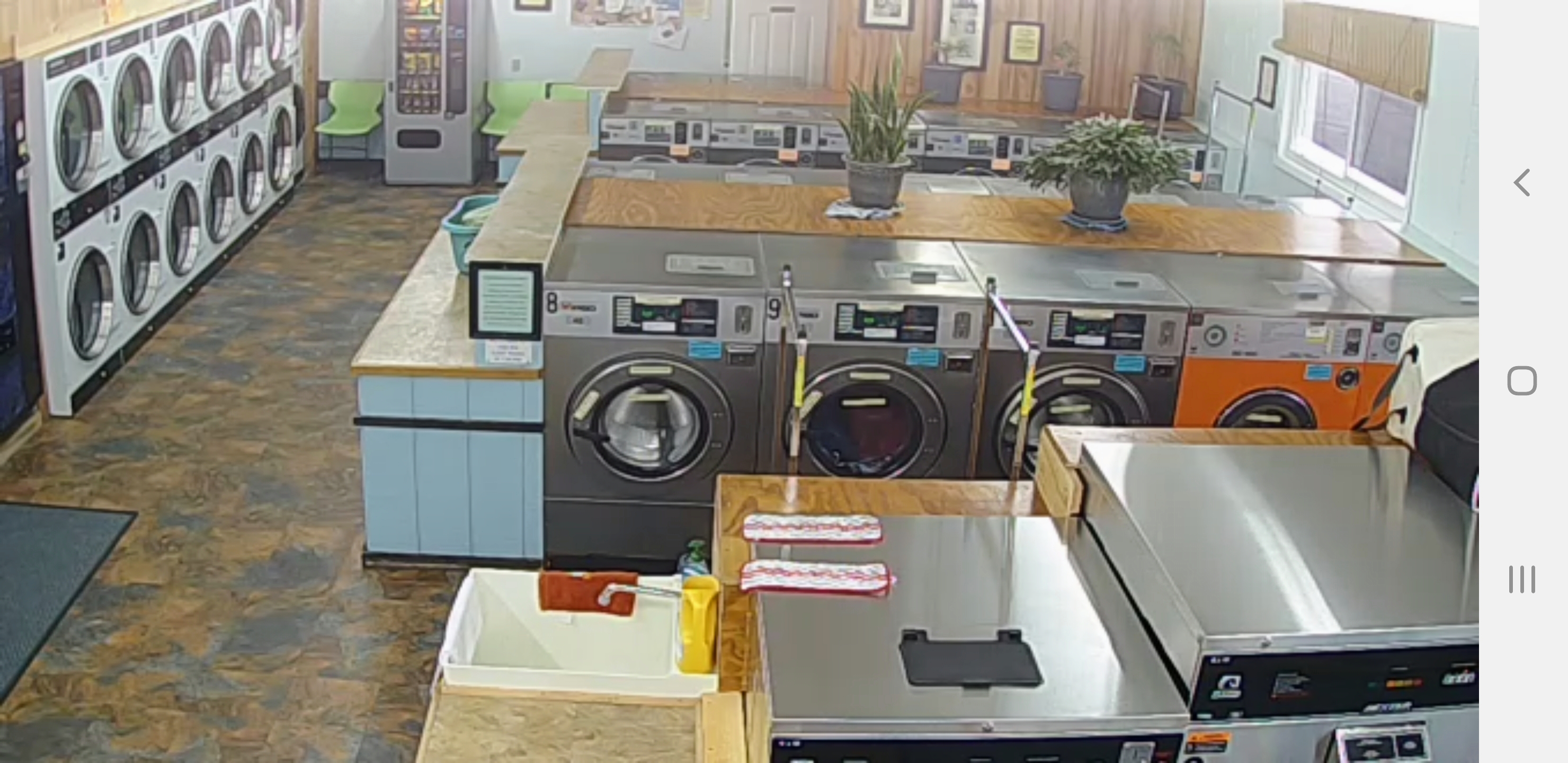 Chloe's Laundromat facility with washing machines in Niantic