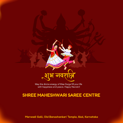 As the festive season of Navratri arrives, Shree Maheshwari Saree Centre in Ilkal is thrilled to… post image