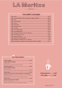 Menu Grill - Crêperie 