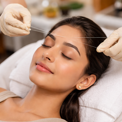 Get flawless, well-defined brows in minutes with expert threading at Flora Beauty Salon in Ejipur…