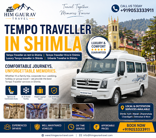 🚐 Explore Shimla in Comfort with Him Gaurav Travel 🌄 post image