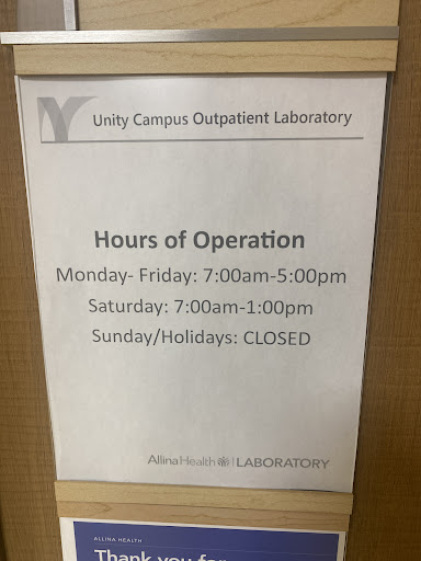 Allina Health Laboratory – Mercy Hospital – Unity Campus - Thumbnail