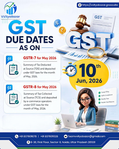🚨📢 GST COMPLIANCE ALERT – GSTR-7 & GSTR-8 DUE DATE FOR MAY 2026 📢🚨 post image