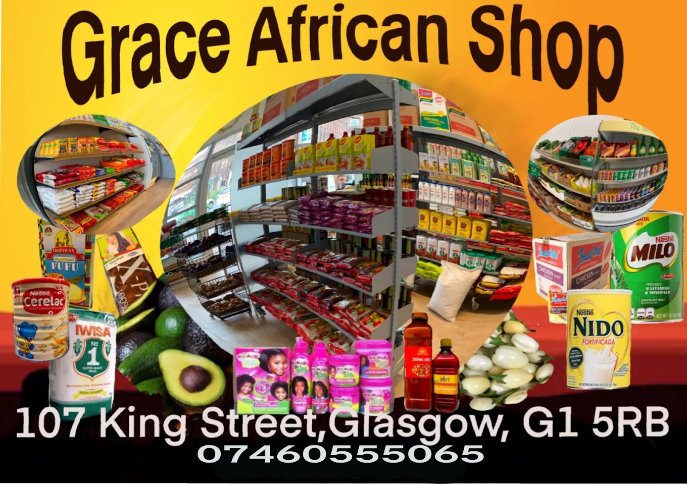 African shops in Glasgow