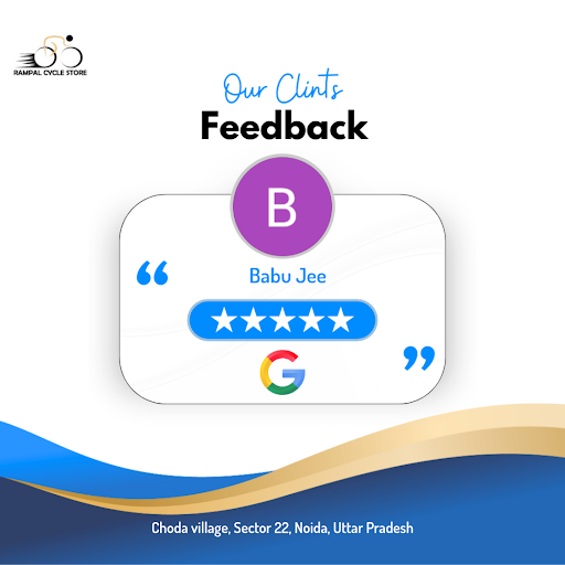 'Babu' had a fantastic experience at 'Rampal Cycle Store Noida' and rated them 5 stars! Discover… post image