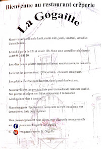 Menu Restaurant Crêperie Page 9