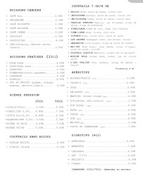 Menu le petit plaisir Page 1