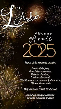 Menu L'Atelier Restaurant bar à vins Page 5