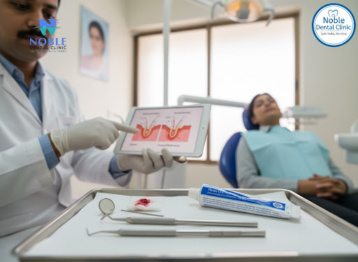 Bleeding or swollen gums are often the first warning signs of gum disease, not just “normal brush… post image