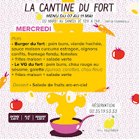 Menu La Cantine du Fort Page 3