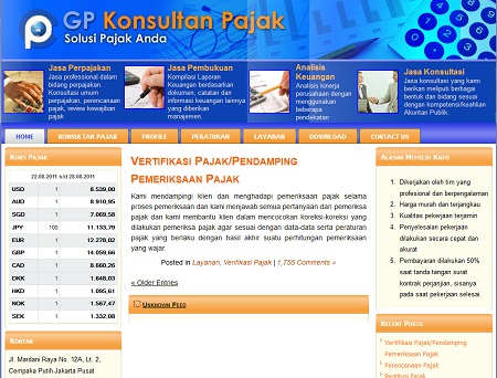 Konsultan Pajak - Biro Jasa - GP Consulting, Author: Aang Gunafi