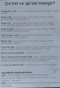 Menu La table dans le pré Page 1