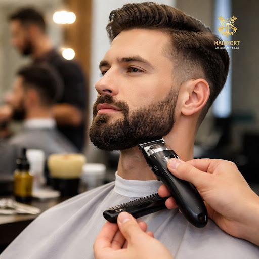 Want your beard to look sharp and office-ready every day? At Hairport Unisex Salon in Rajarajeshw…