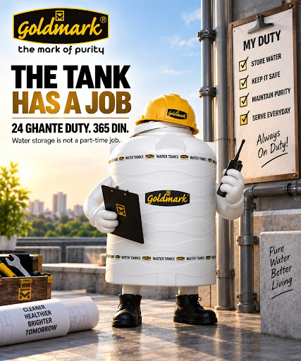 Goldmark Water Tanks – 24 Ghante Duty, 365 Din. 💧

Goldmark