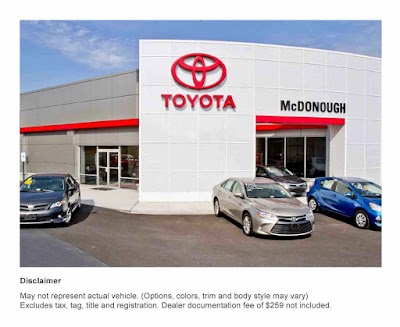 McDonough Toyota Staunton Virginia