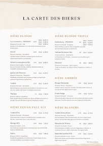 Menu La Petite Table - Estaminet Vieux Lille Page 5