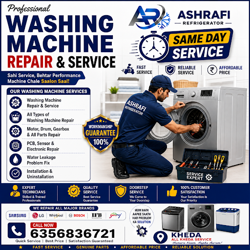 Washing machine repair kheda post image