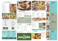 Menu Restaurant La Pataterie Carcassonne Page 1