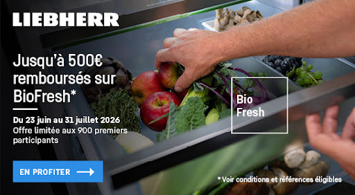Envie de relever le challenge fraîcheur ?

C’est le moment de s’équiper en BioFresh et de faire une vraie différence en magasin !


Du 23 juin au 31 juillet 2026, bénéficiez d’une offre exceptionnelle sur toute la gamme, y compris nos French Door et multi-portes.