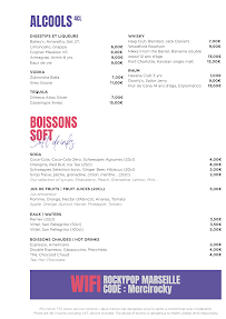 Menu Restaurant, Rooftop & Bar - RockyPop Marseille Page 4