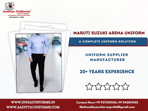 Maruti Suzuki Arena Uniform Available At Aaditya Uniforms post image