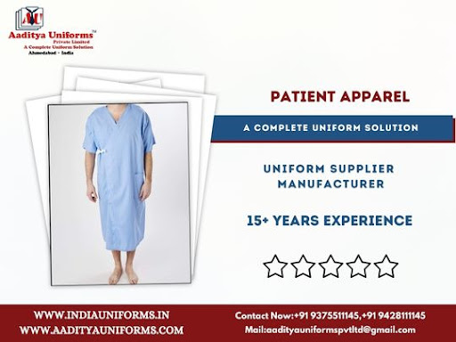Patient Apparel Available At Aaditya Uniforms