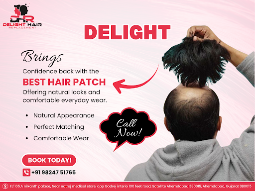 Delight helps individuals overcome hair thinning and pattern baldness with natural looking non-su… post image
